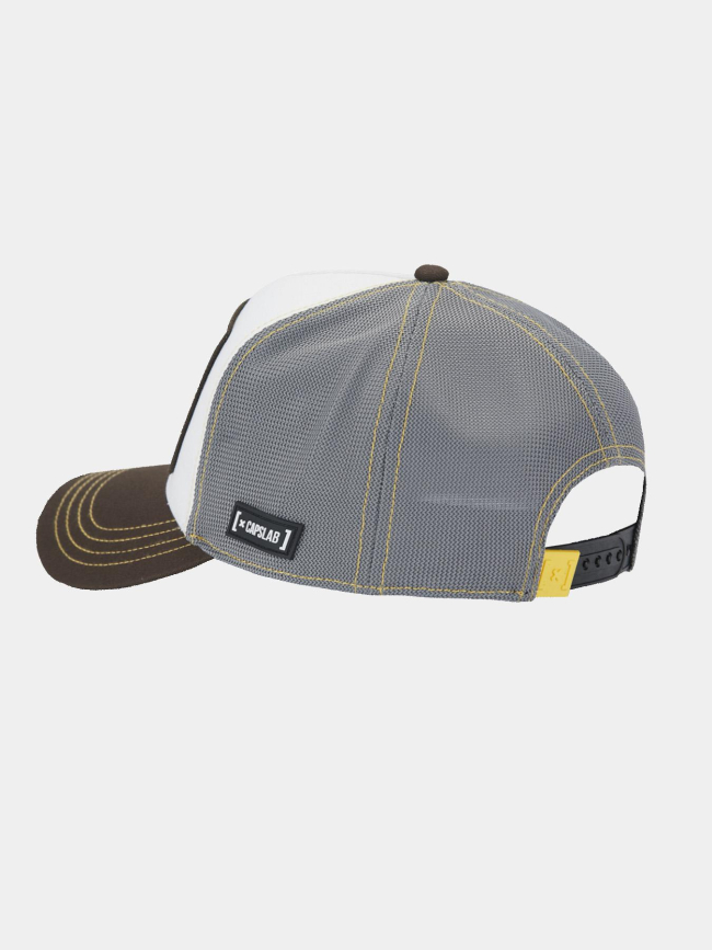 Casquette trucker one piece crew marron et gris adulte - Capslab