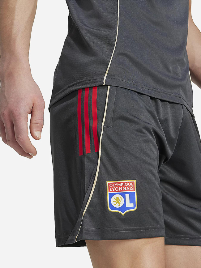 Short d'entrainement olympique lyonnais 25 anthracite homme - Adidas
