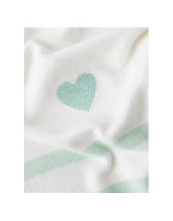 Pull fin à rayures nkfline beige et vert fille - Name It