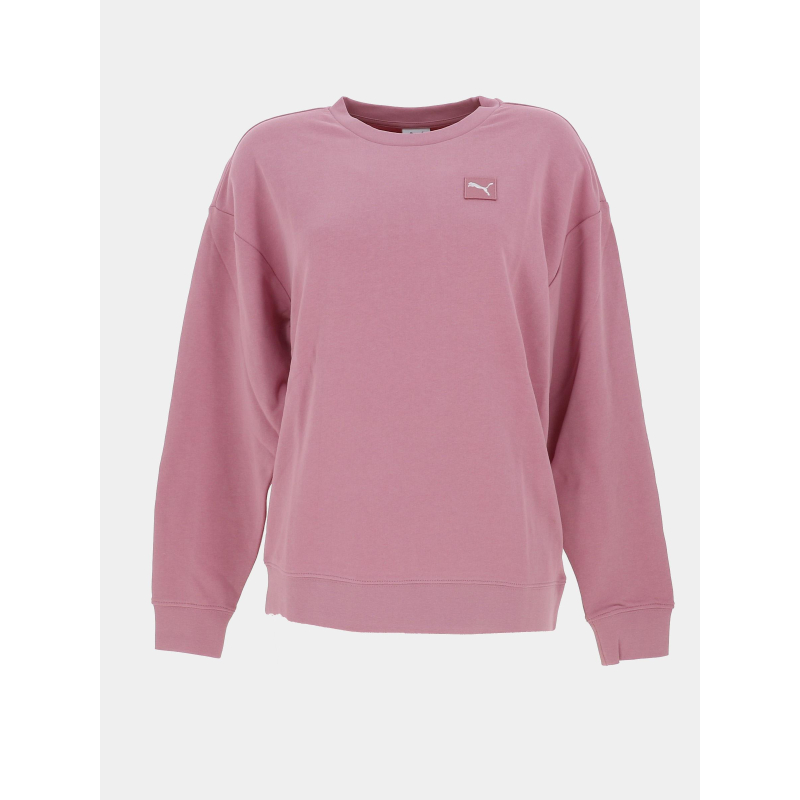 Sweat à capuche ess elevated comfort rose femme - Puma