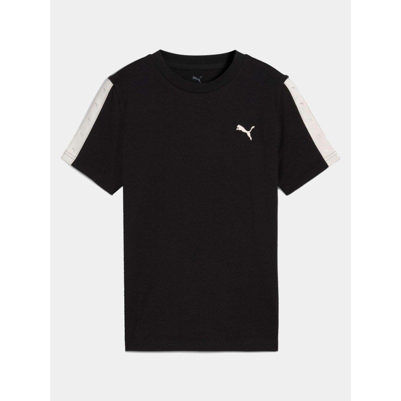 T-shirt à manches courtes ess tape noir fille - Puma