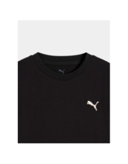 T-shirt à manches courtes ess tape noir fille - Puma