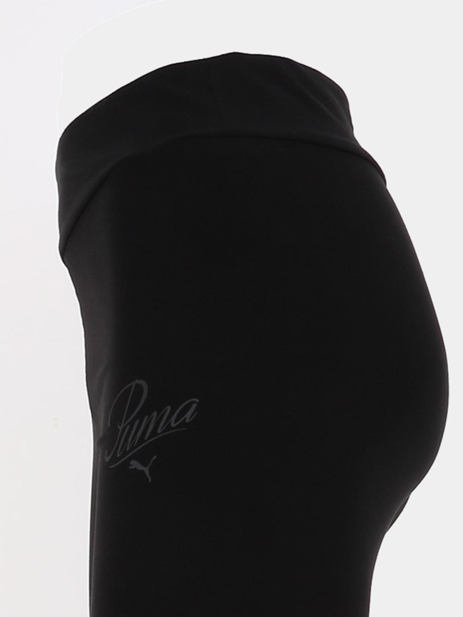 Legging ess script taille haute noir fille - Puma