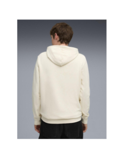 Sweat à capuche ess 2 color small logo beige homme - Puma