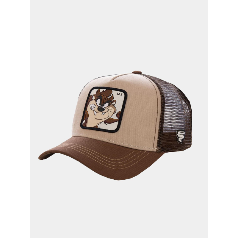 Casquette trucker looney tunes taz marron adulte - Capslab