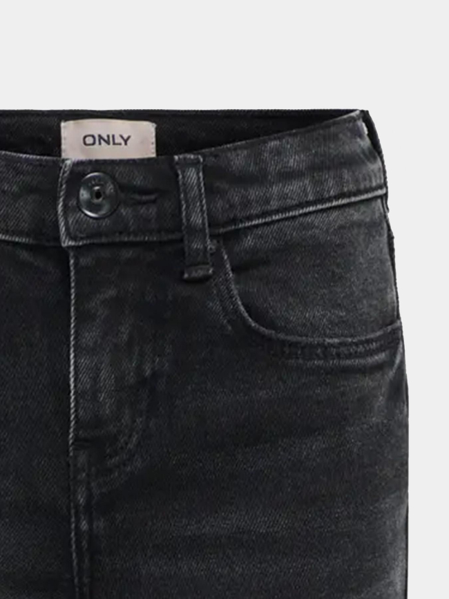 Jean large juicy life noir fille - Only