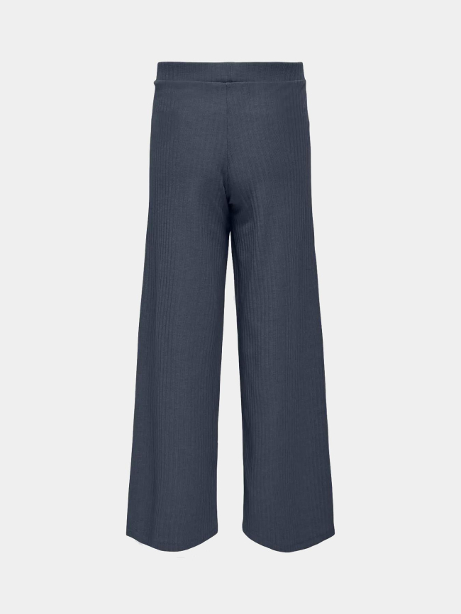 Pantalon large côtelé kognella bleu marine fille - Only