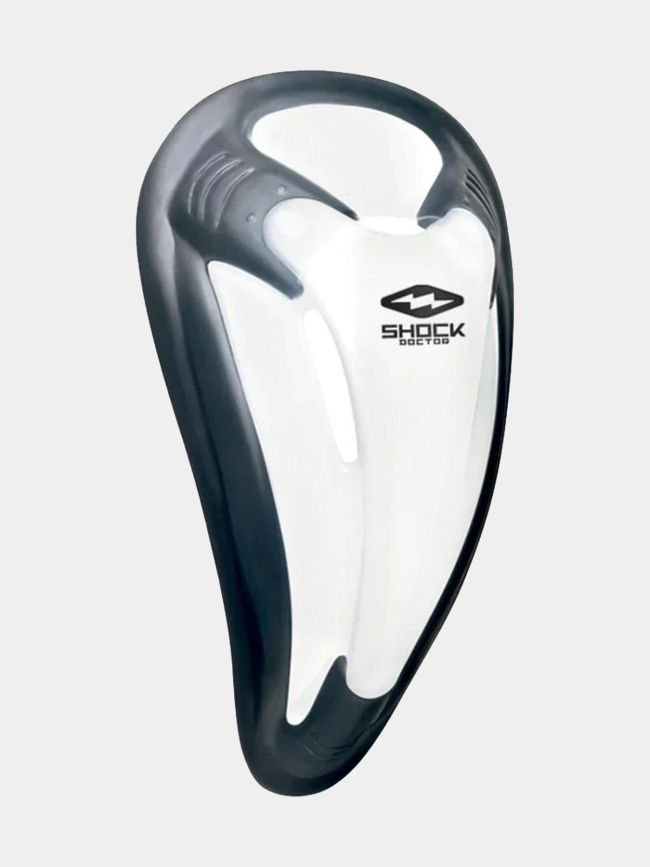 Short de compression et coquille bioflex blanc homme - Shock Doctor