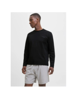 T-shirt à manches longue jcofusion noir homme - Jack & Jones