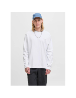 T-shirt à manches longues jcofusion blanc homme - Jack & Jones