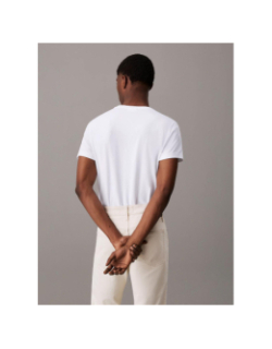 T-shirt slim stretch blanc homme - Calvin Klein