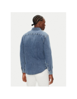 Chemise en jean regular denim bleu homme - Calvin Klein Jeans