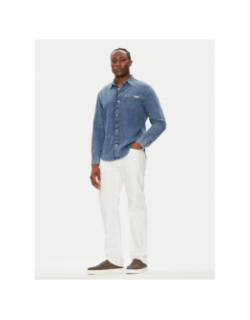 Chemise en jean regular denim bleu homme - Calvin Klein Jeans