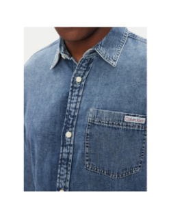Chemise en jean regular denim bleu homme - Calvin Klein Jeans