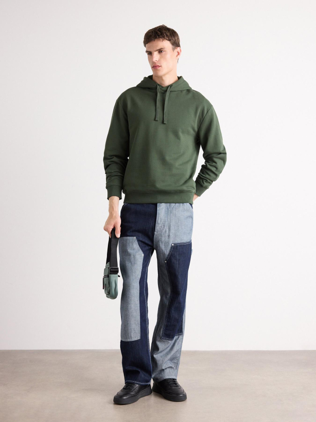 Sweat à capuche dapo vert homme - Hugo