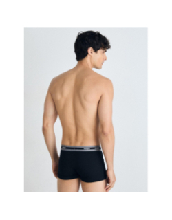 Pack de 3 boxers en coton à élastique logoté noir homme - Hugo