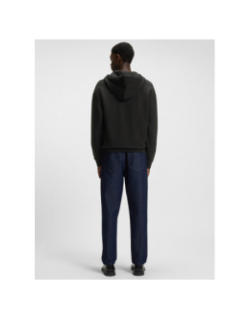 Sweat à capuche zippé dapo noir homme - Hugo