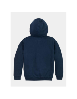 Sweat à capuche zippé à drapeau brodé bleu marine enfant - Tommy Hilfiger