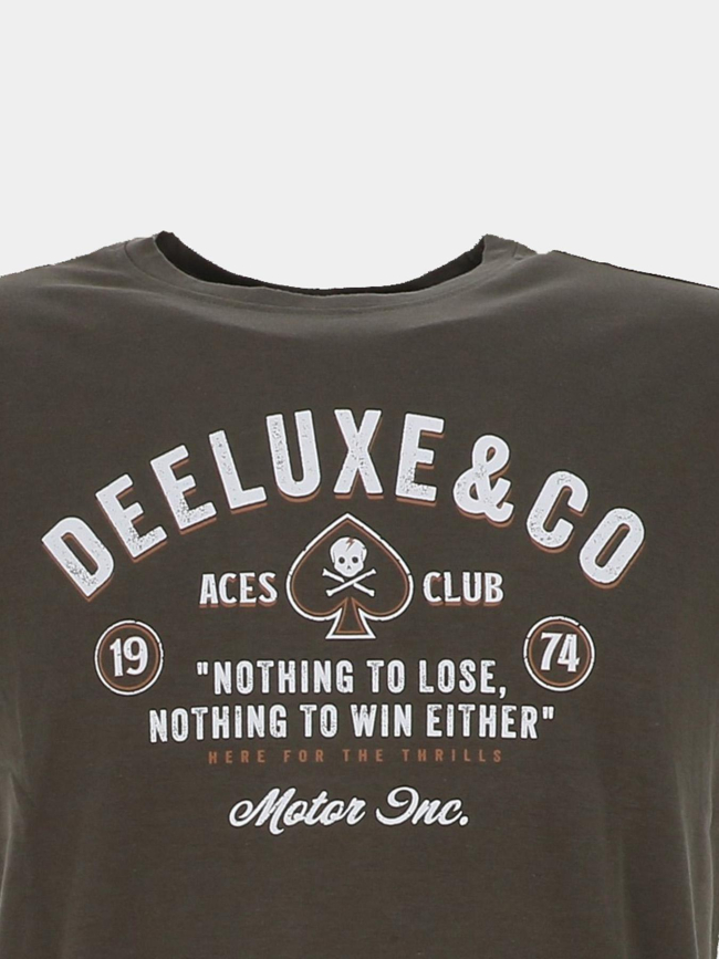 T-shirt à manches courtes nothing kaki homme - Deeluxe