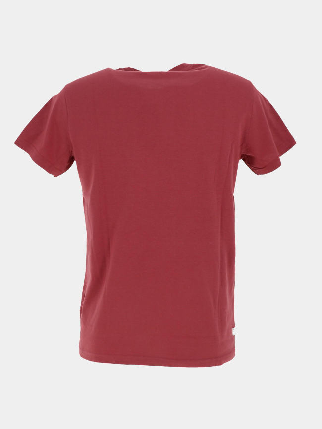 T-shirt à manches courtes nothing rouge homme - Deeluxe