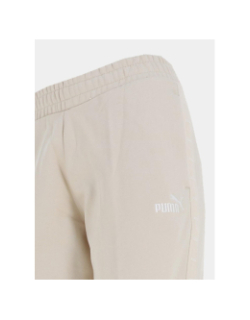 Jogging droit tape beige femme - Puma