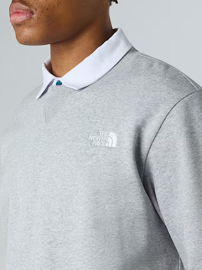 Sweat à col rond essential gris homme - The North Face