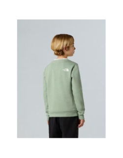 Sweat à col rond simple dome vert enfant - The North Face