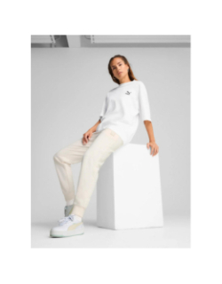 Pantalon de jogging ess elevated beige femme - Puma