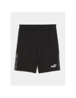 Short en molleton ess camo noir enfant - Puma