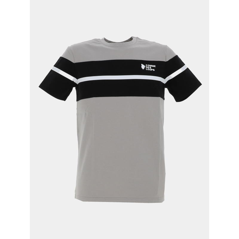 T-shirt wimbledon gris et noir homme - Comme Des Loups