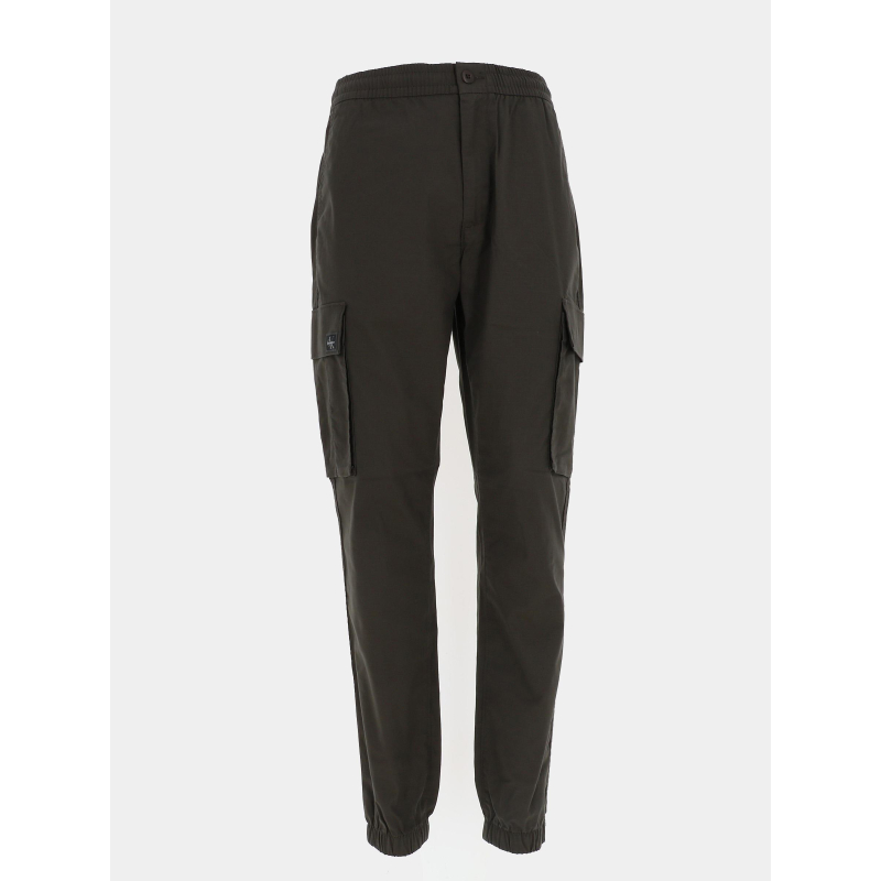 Pantalon cargo skinny en ripstop kaki homme - Calvin Klein Jeans