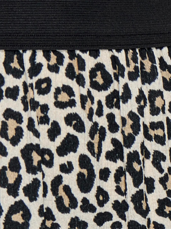 Jupe kogemmi à motif léopard beige fille - Only