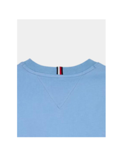 T-shirt à col ras-du-cou et logo signature bleu garçon - Tommy Hilfiger