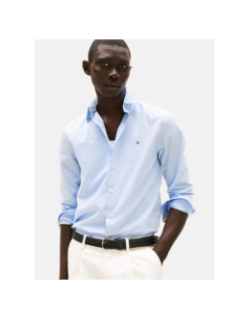 Chemise regular flex poplin bleu homme - Tommy Hilfiger