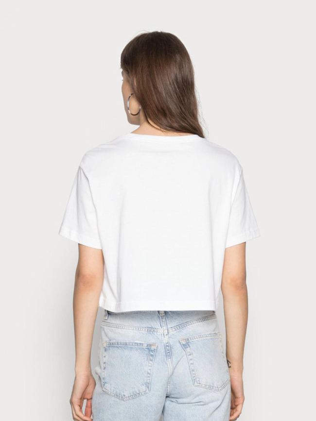 T-shirt crop futura blanc fille - Nike