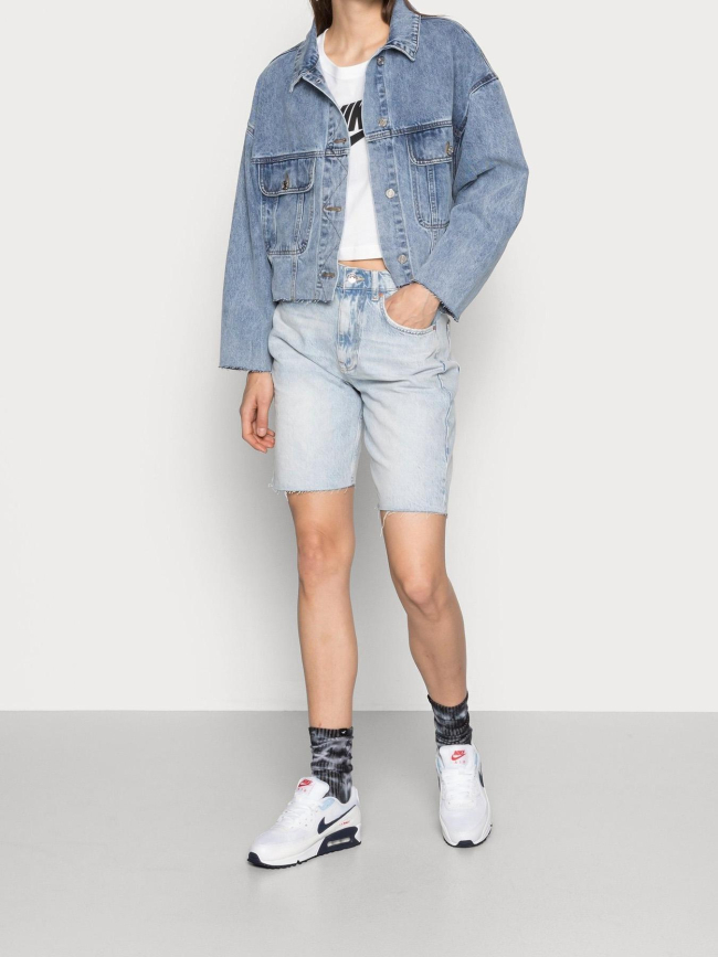 T-shirt crop futura blanc fille - Nike