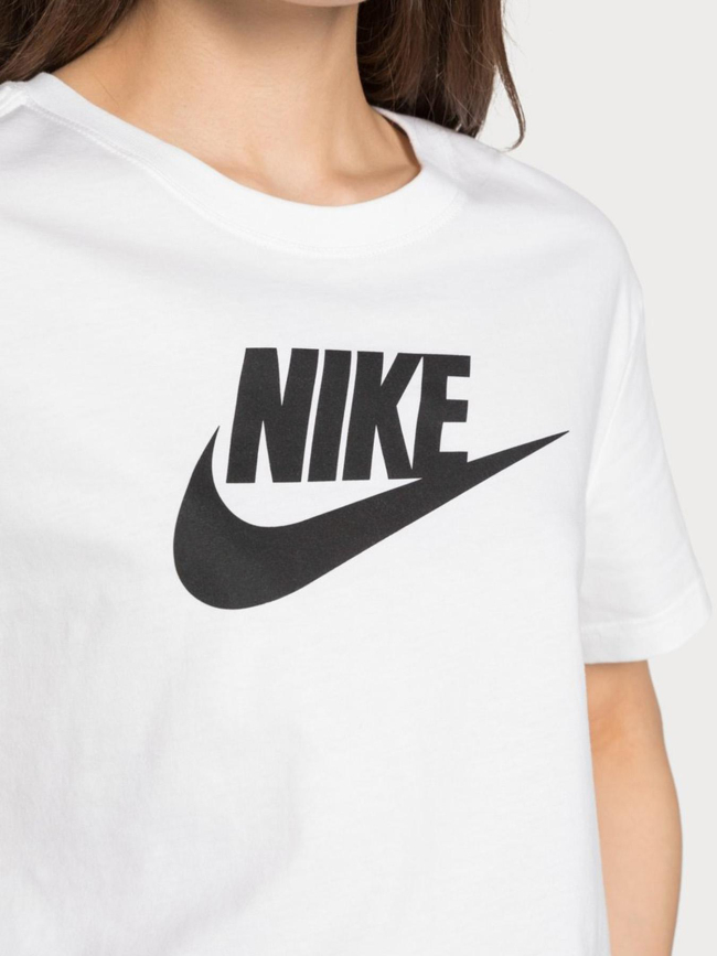 T-shirt crop futura blanc fille - Nike