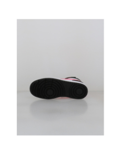 Baskets court borough mid 2 blanc rose et noir ado - Nike