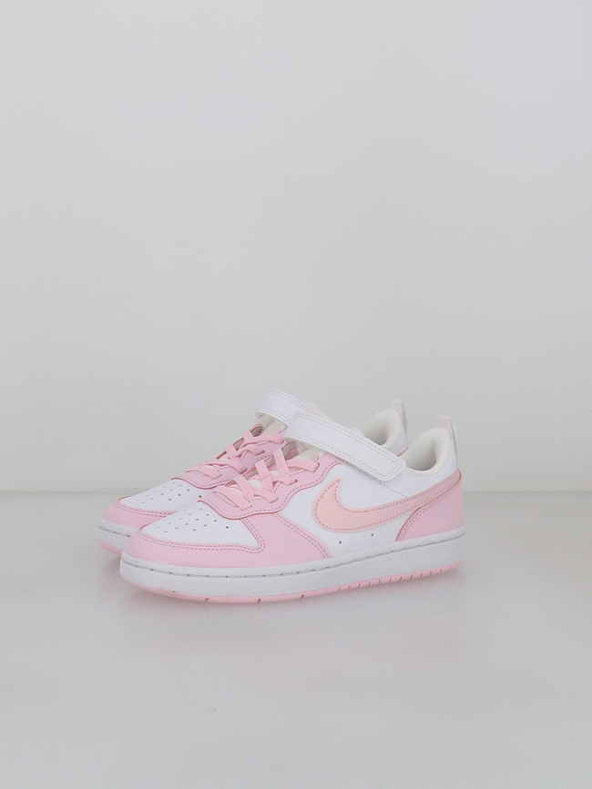Baskets court borough low recraft rose enfant - Nike