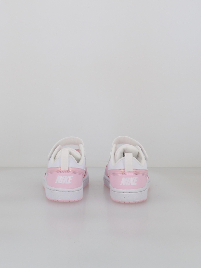 Baskets court borough low recraft rose enfant - Nike