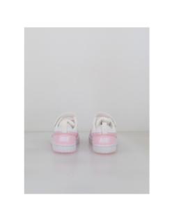 Baskets court borough low recraft rose enfant - Nike