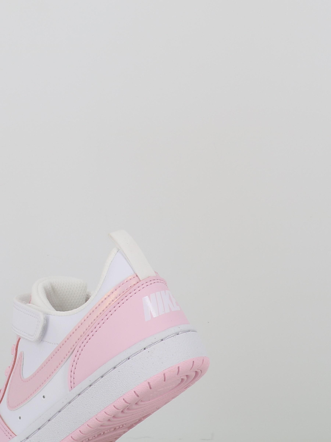 Baskets court borough low recraft rose enfant - Nike