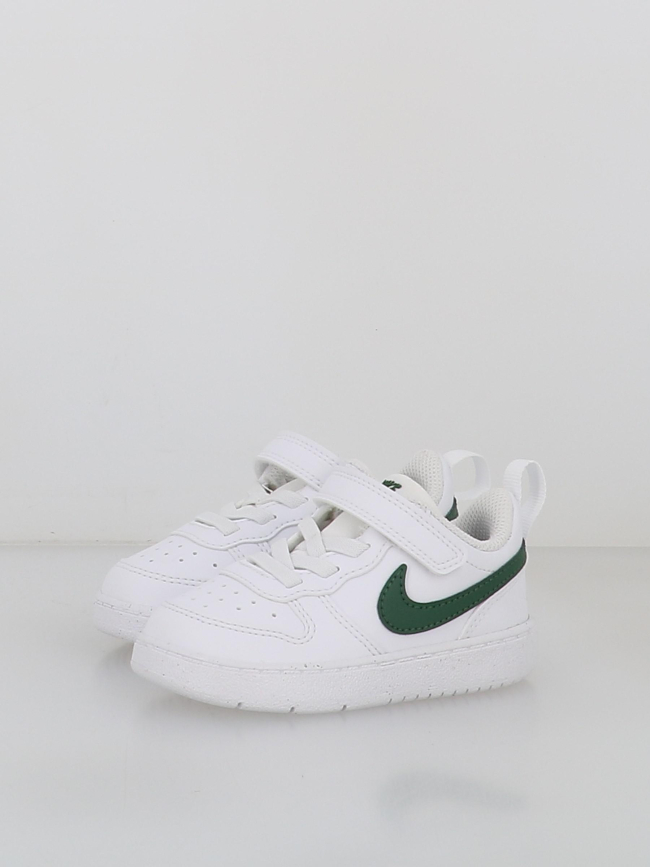 Baskets court borough low recraft blanc et vert bébé - Nike