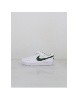 Baskets court borough low recraft blanc et vert enfant - Nike