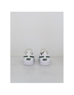 Baskets court borough low recraft blanc et vert enfant - Nike