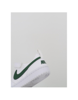 Baskets court borough low recraft blanc et vert enfant - Nike