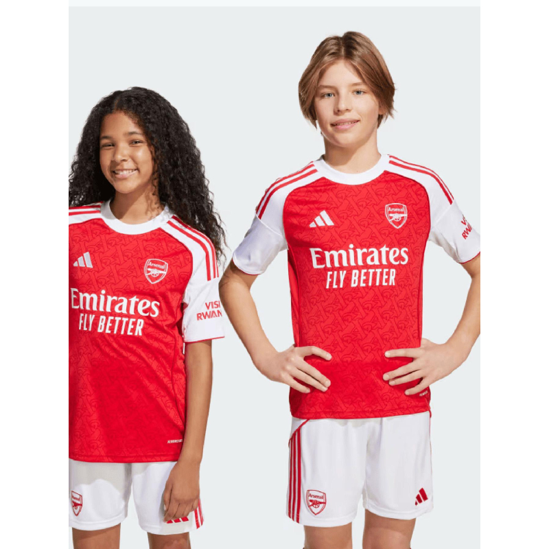 Maillot de football arsenal domicile 25/26 rouge enfant - Adidas