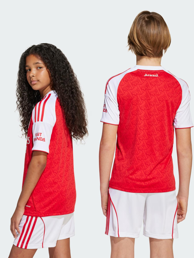 Maillot de football arsenal domicile 25/26 rouge enfant - Adidas