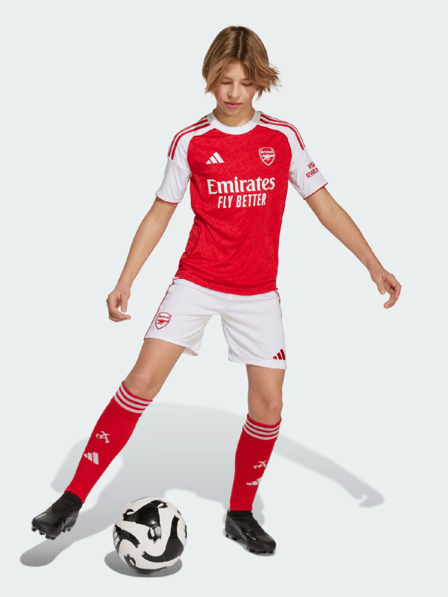 Maillot de football arsenal domicile 25/26 rouge enfant - Adidas