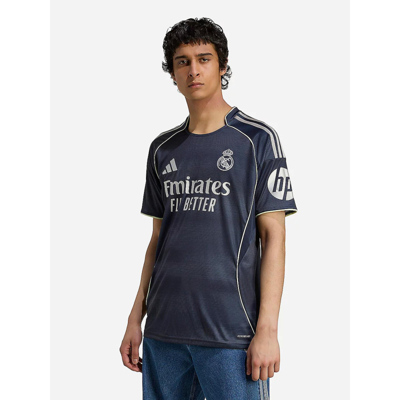 Maillot de football real madrid extérieur 25/26 bleu homme - Adidas